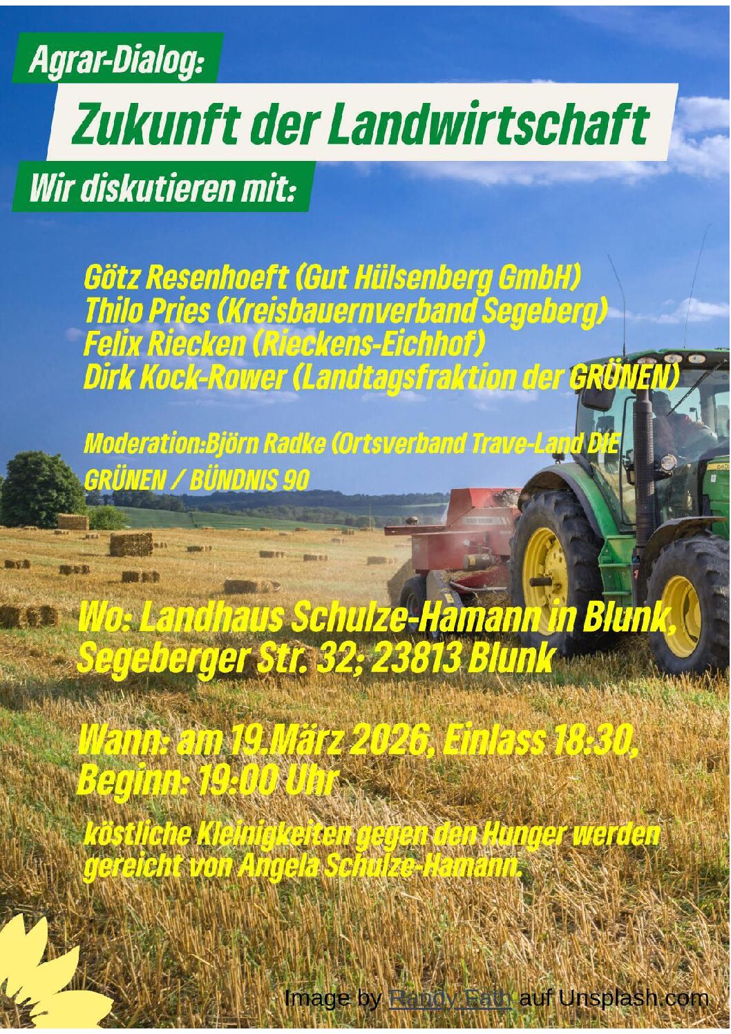 Agrar-Dialog - Die Zukunft der Landwirtschaft