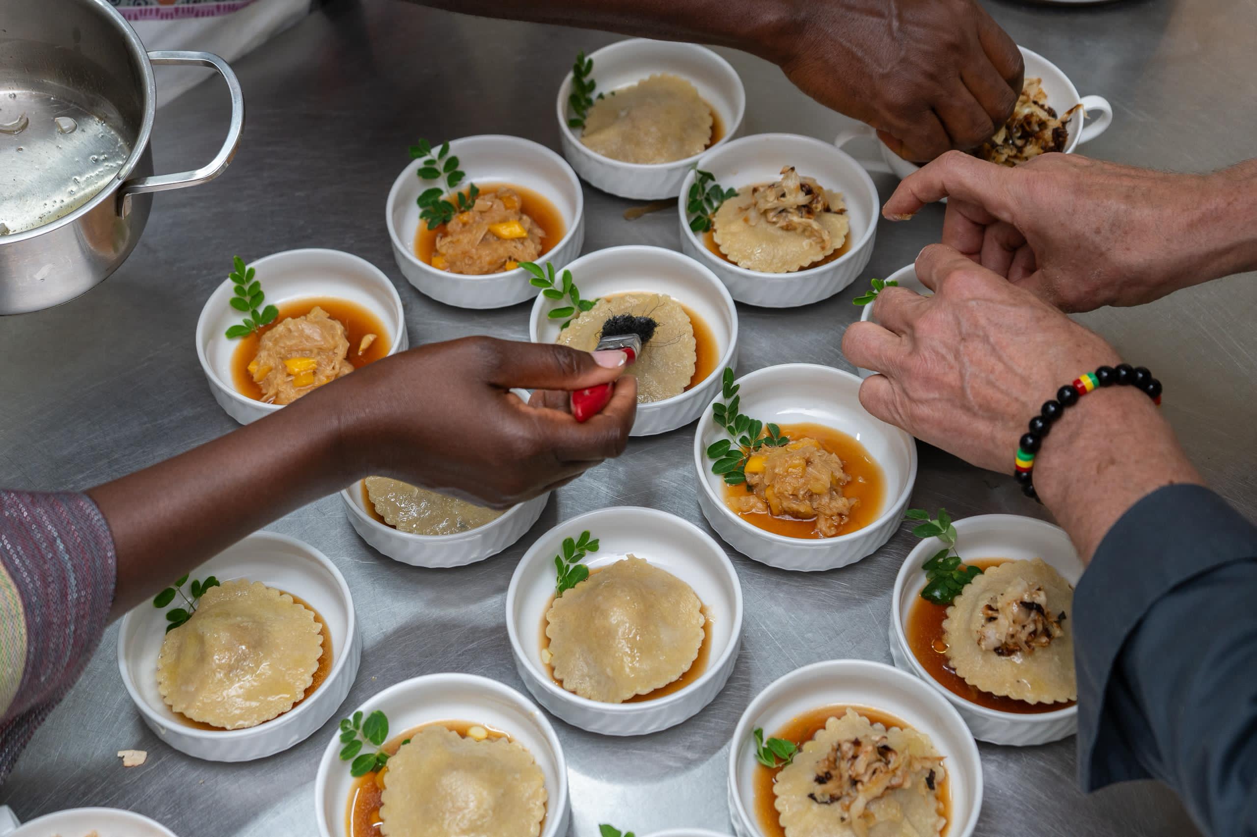 Ghanaisches Streetfood